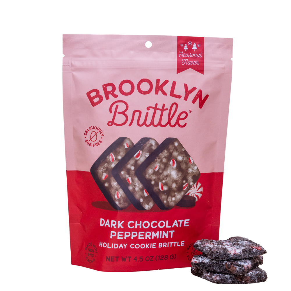 Dark Chocolate Peppermint Italian Cookie Brittle