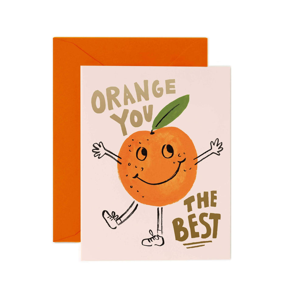 Orange You The Best Card
