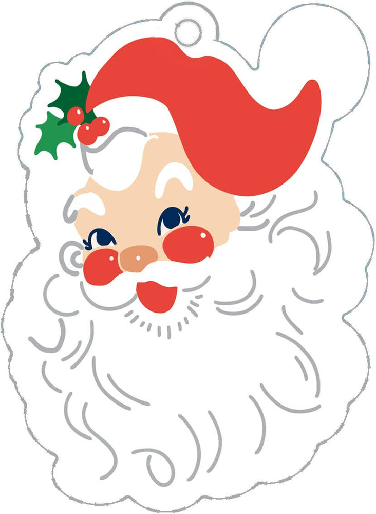 Santa Claus Die-Cut Gift Tags