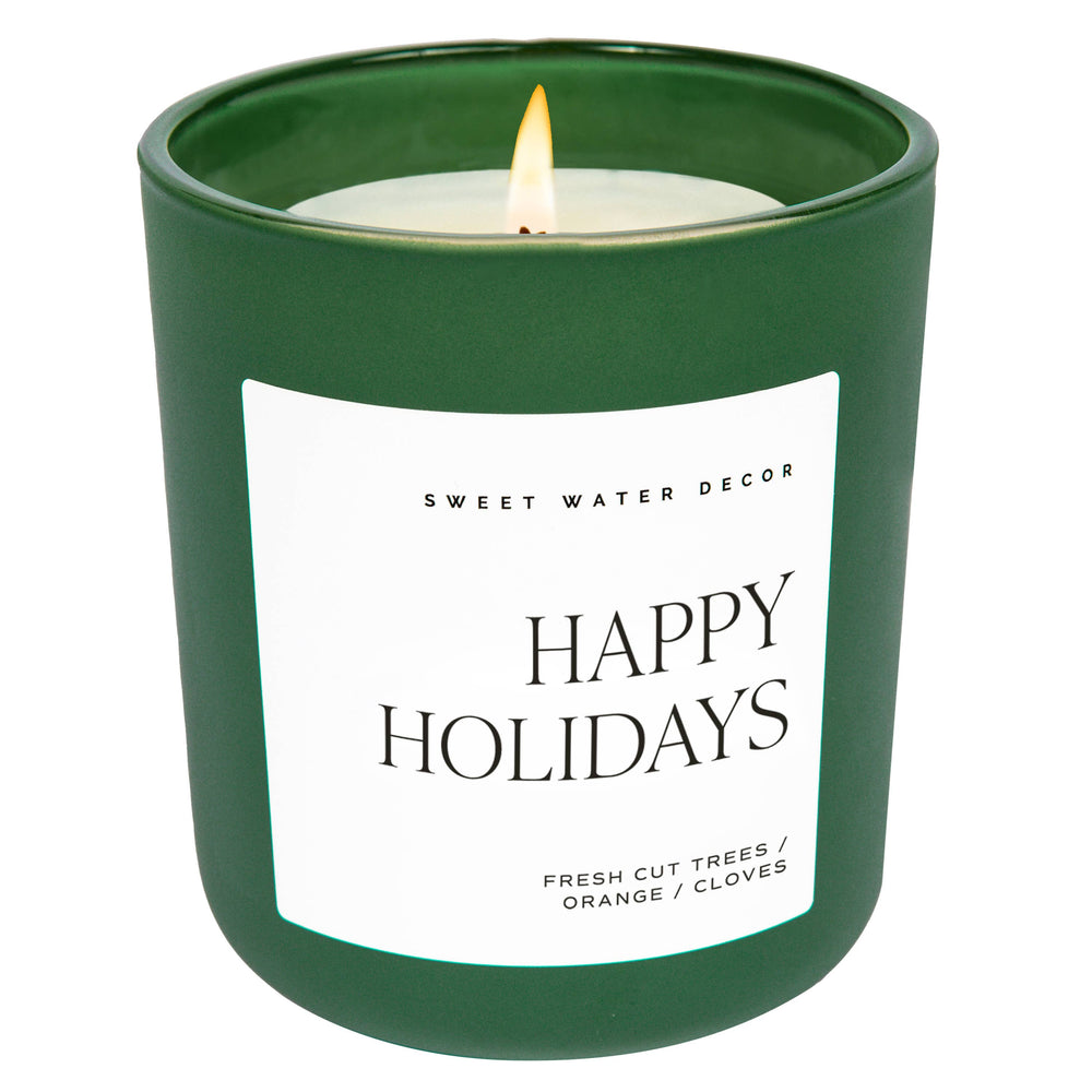 Happy Holidays Soy Candle