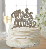 Mud Pie - Mr. & Mrs. Cake Topper