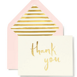 Thank you Notecards Blush and Glod