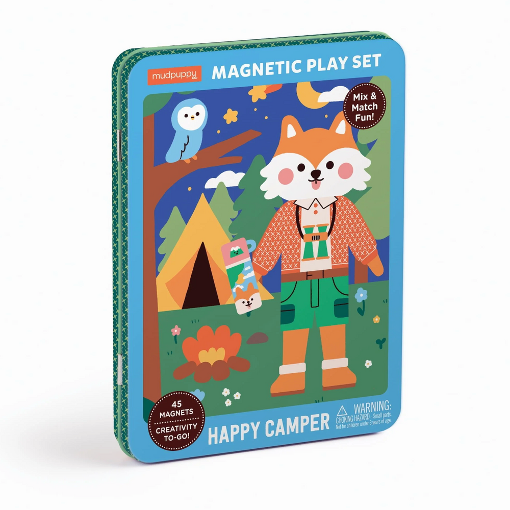 Happy Camper Magnet Set