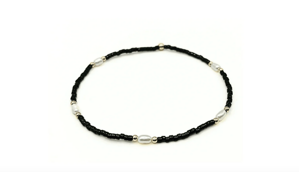 Game Day Gold-Filled & Seed Bead Waterproof Bracelet