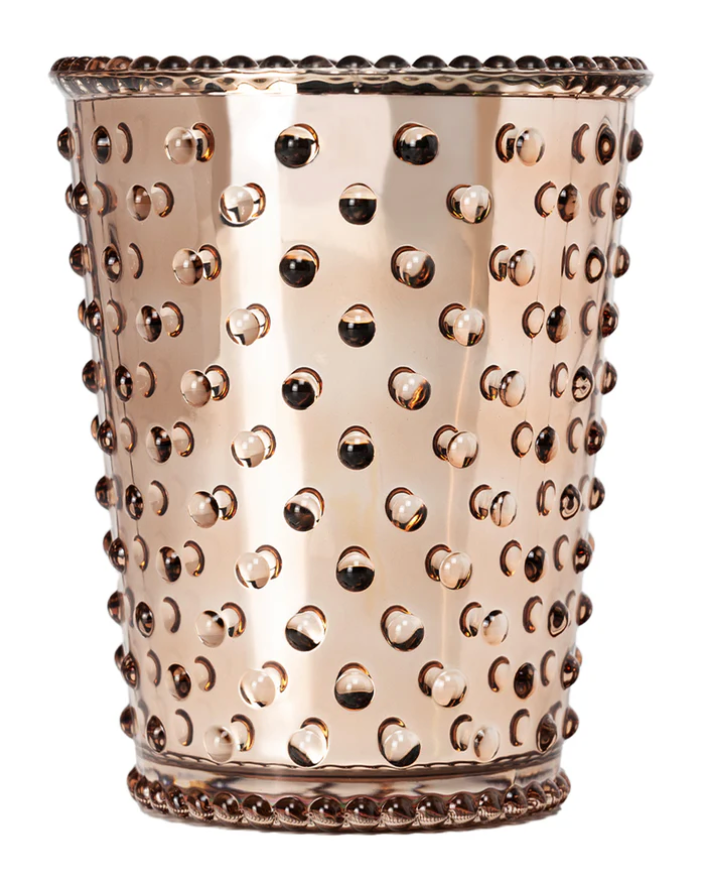 No. 54 Chrome Fir & Grapefruit Hobnail Glass Candle