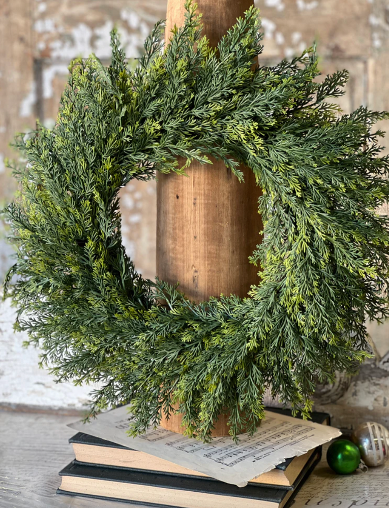 20" Clifton Hills Cedar Wreath