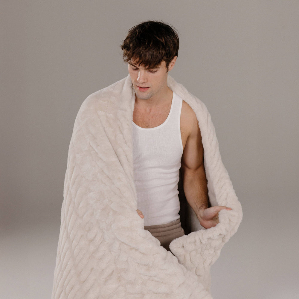 Antique Ivory Lola Blanket