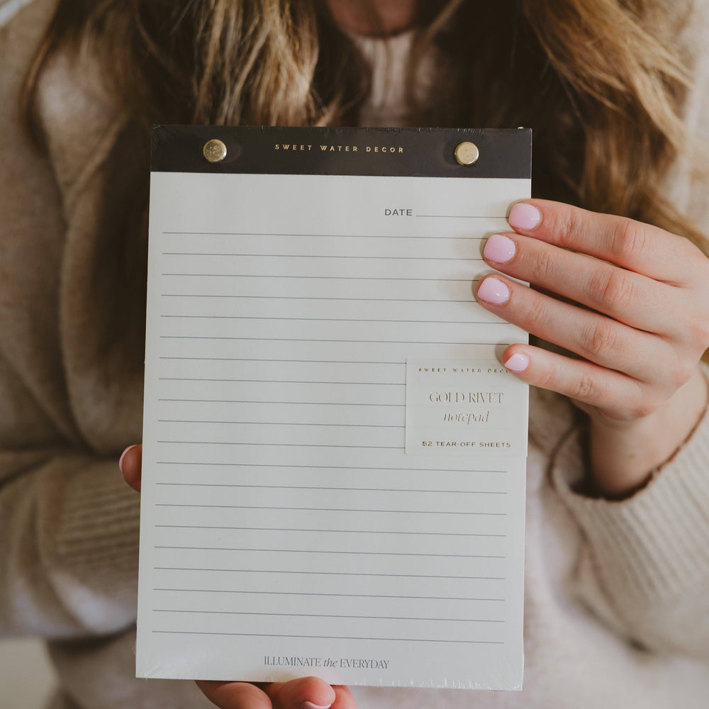 *NEW* Gold Rivet Basic Notepad