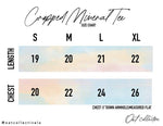 SUNNY DAYS CLUB Cropped Mineral Graphic Top