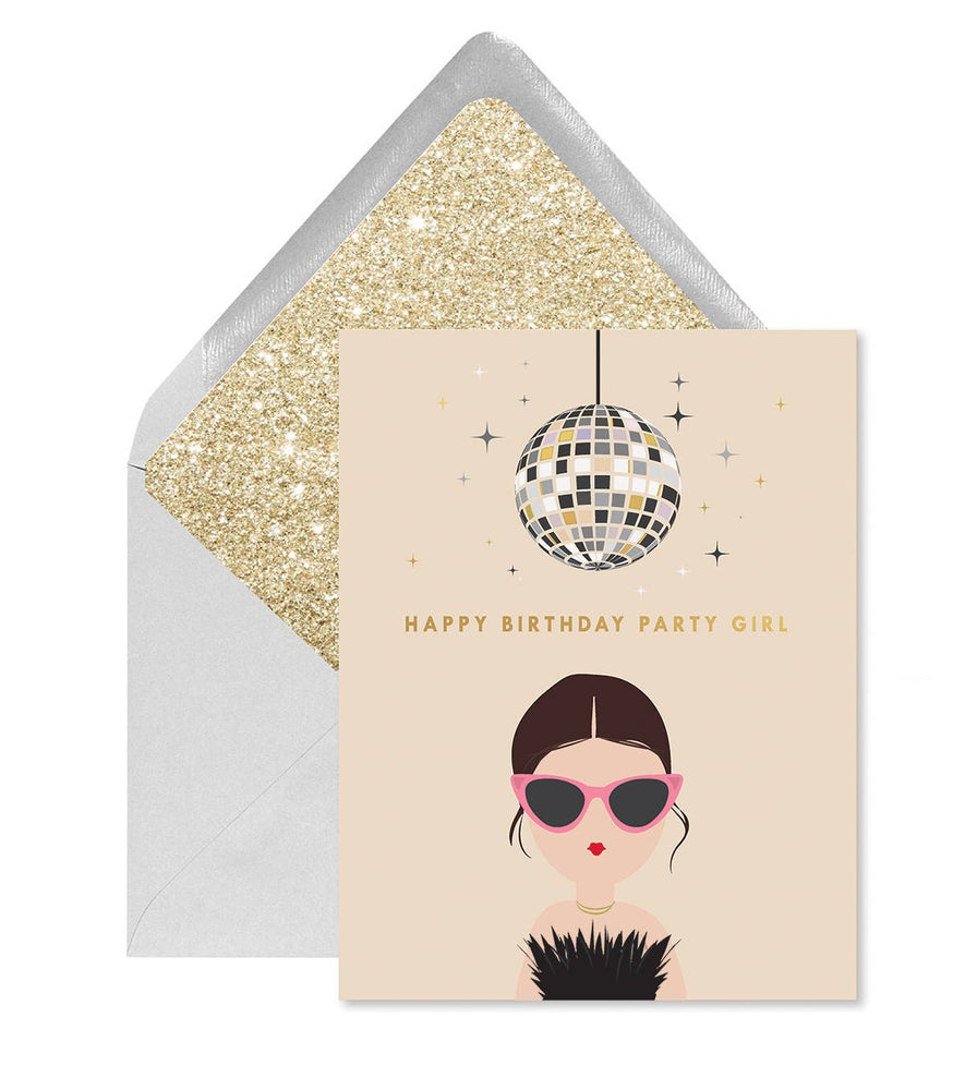 Disco Birthday Party Girl