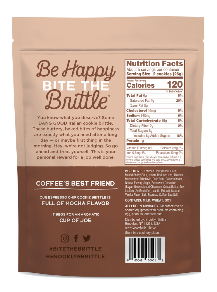 Espresso Chip Italian Cookie Brittle