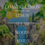 Coastal Lemon 12 oz Candle - Home Decor and Gifts