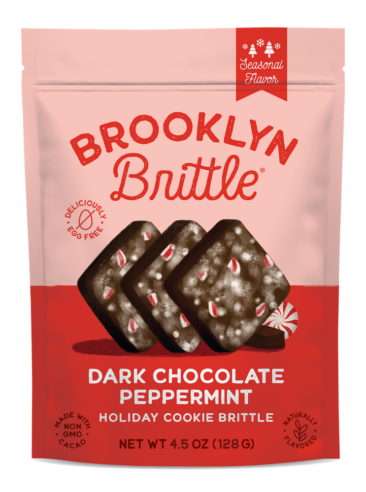 Dark Chocolate Peppermint Italian Cookie Brittle