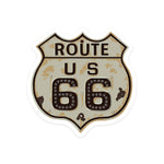 STICKERS Route 66 Sign, Letterpress