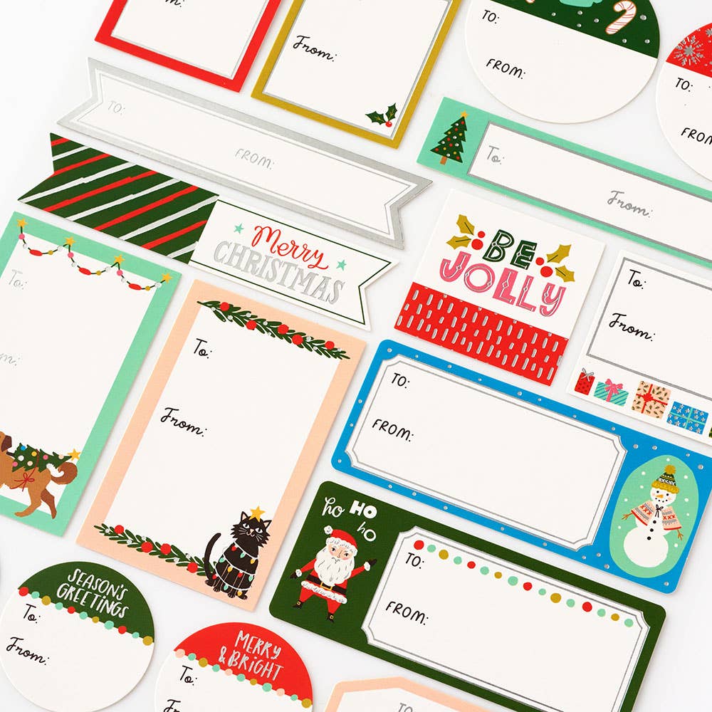 Holiday Adhesive Gift Tags