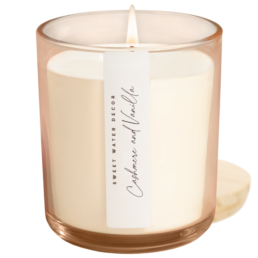 Cashmere and Vanilla 12 oz Candle - Home Decor & Gifts