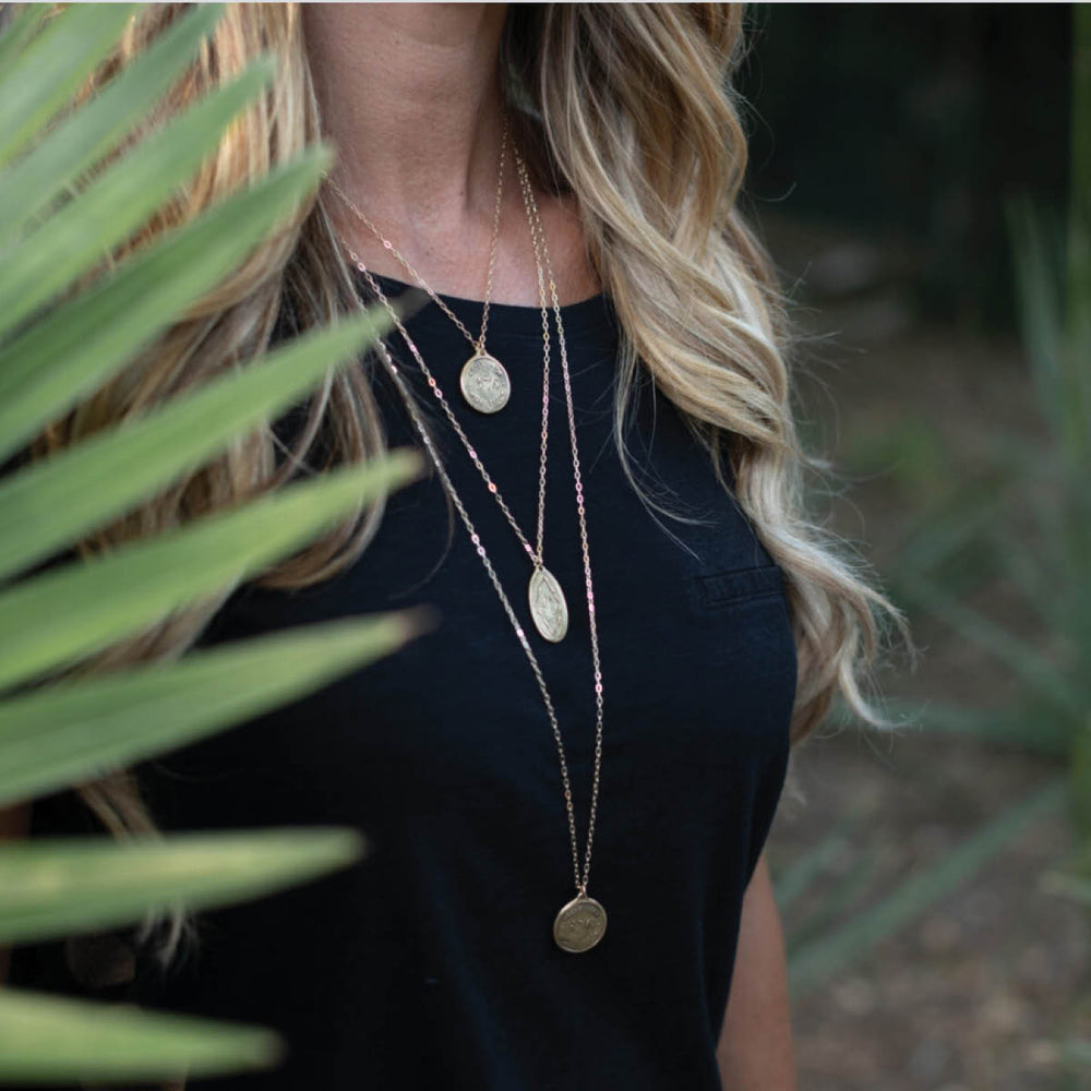 Madison Sterling Proverbs 3:5-6 Pendant Necklace