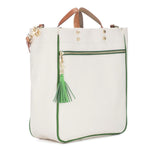 Monogrammed Parker Canvas Coated Tote