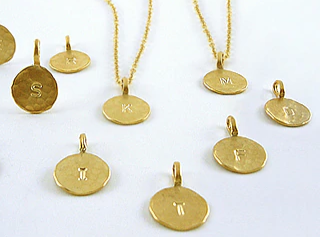Extra Initial Charm for Initial Pendant Necklace