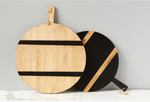 Black Round Mod Charcuterie Board, Medium