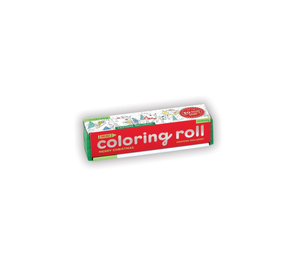 Mini Coloring Roll - Merry Christmas