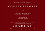 Graduation Invite- Distinguished