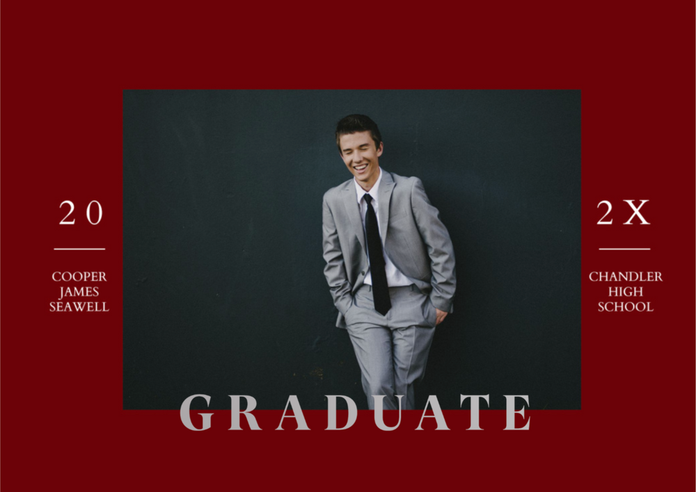 Graduation Invite- Distinguished