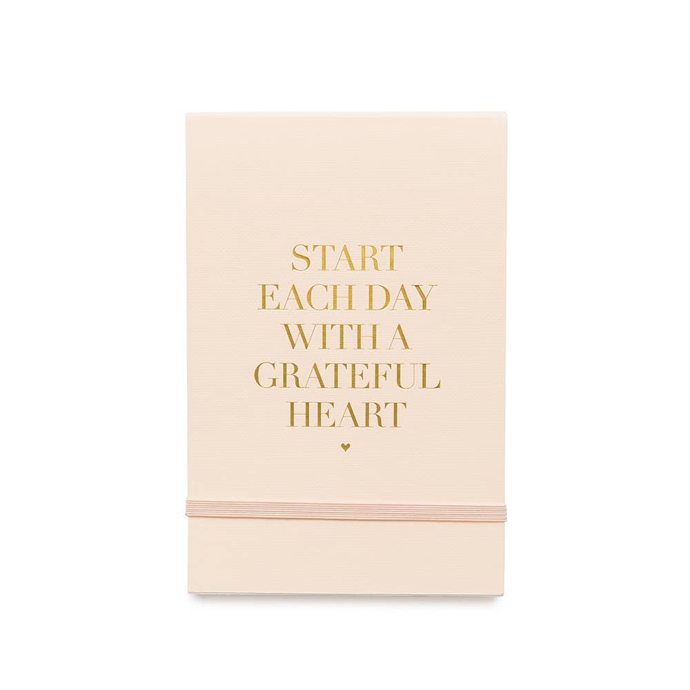Pale Pink Grateful Heart Concealed Notepad