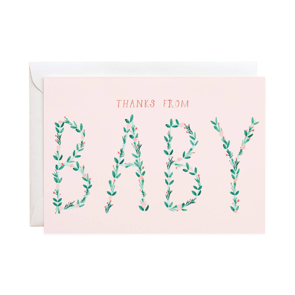 Thanks from the Baby - Box of 6 Notecards