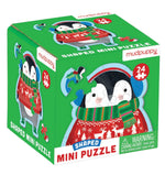 Winter Penguin Mini Shaped Puzzle