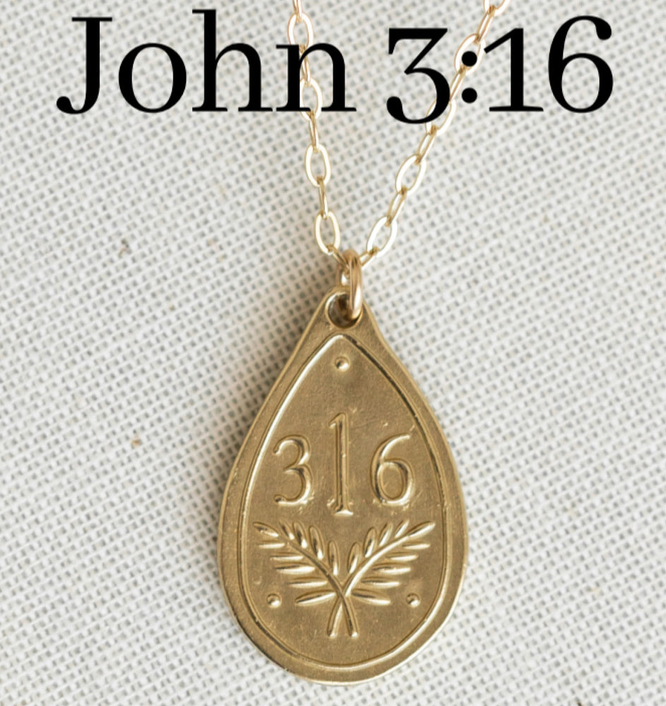 Madison Sterling John 3:16 *NEW* Pendent Necklace
