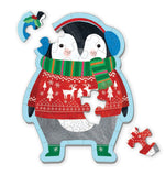 Winter Penguin Mini Shaped Puzzle